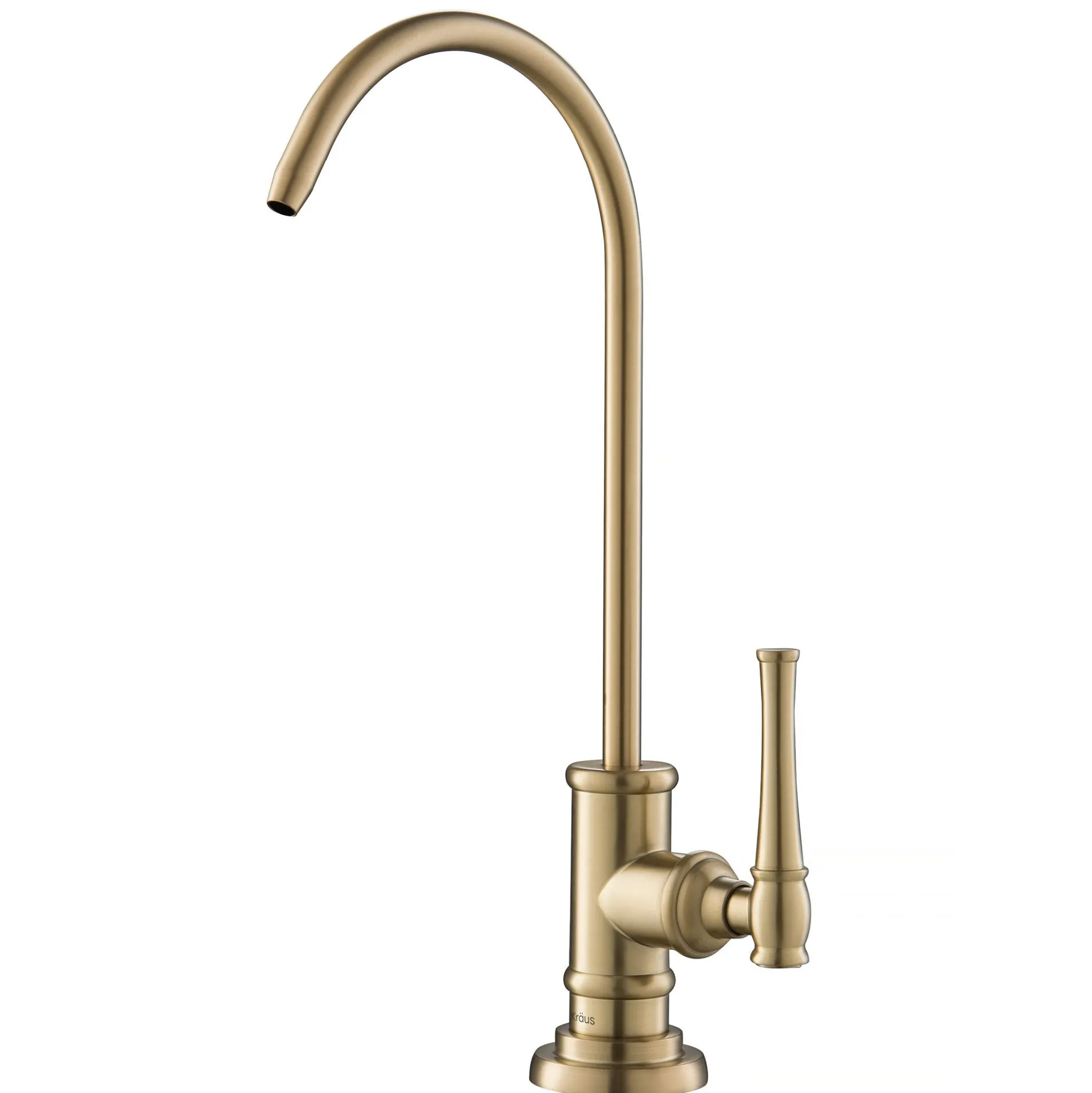 Allyn 100% Lead-Free Kitchen Water Filter Faucet in Brushed Gold