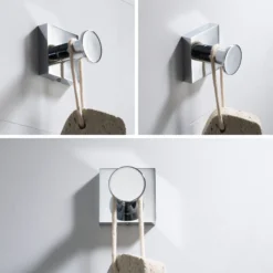 Bathroom Robe and Towel Hook in Chrome