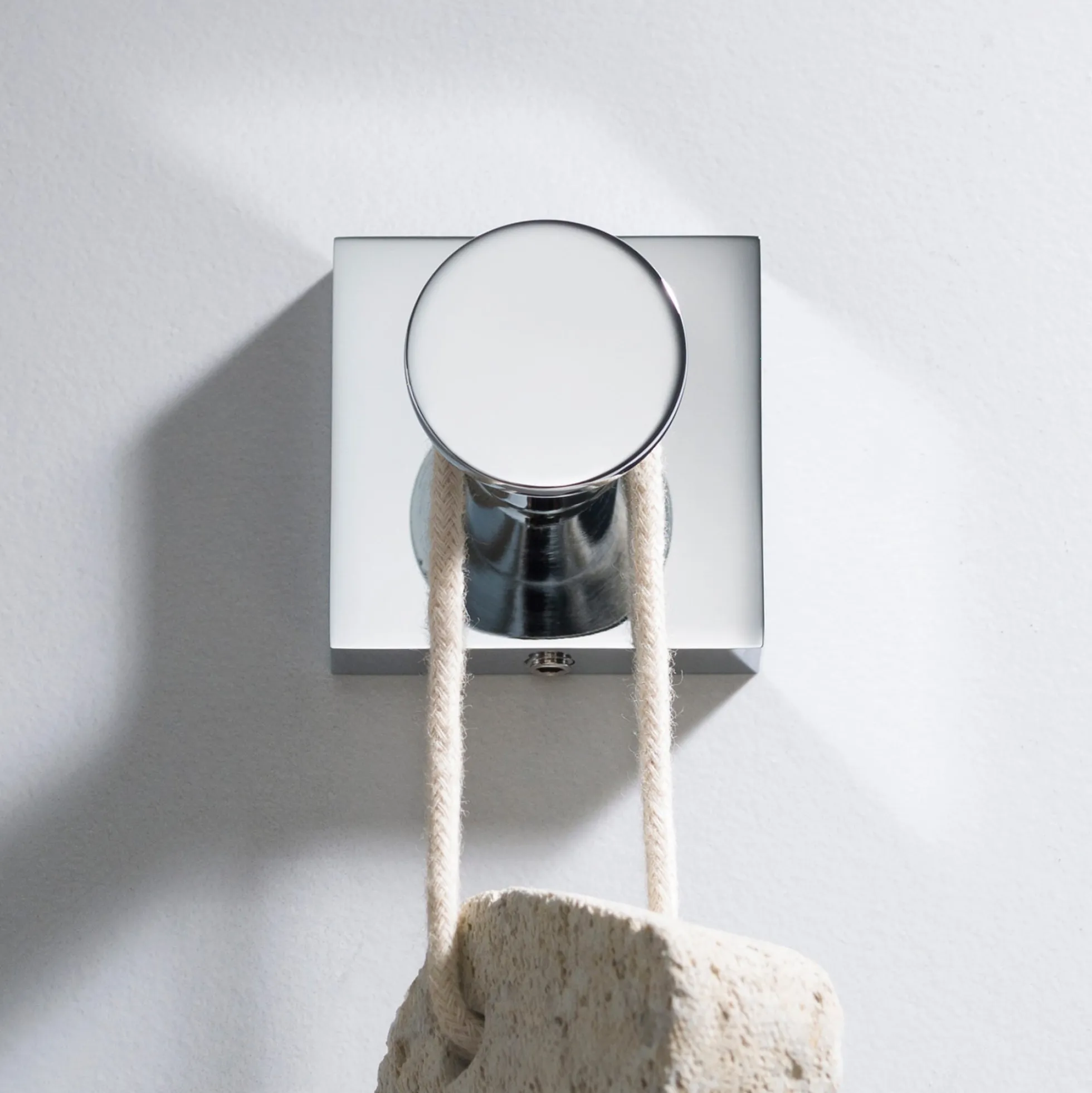 Bathroom Robe and Towel Hook in Chrome