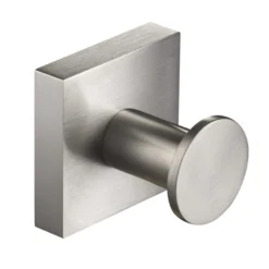 Bathroom Robe and Towel Hook in Brushed Nickel