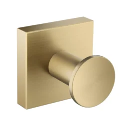 Bathroom Robe and Towel Hook in Brushed Gold