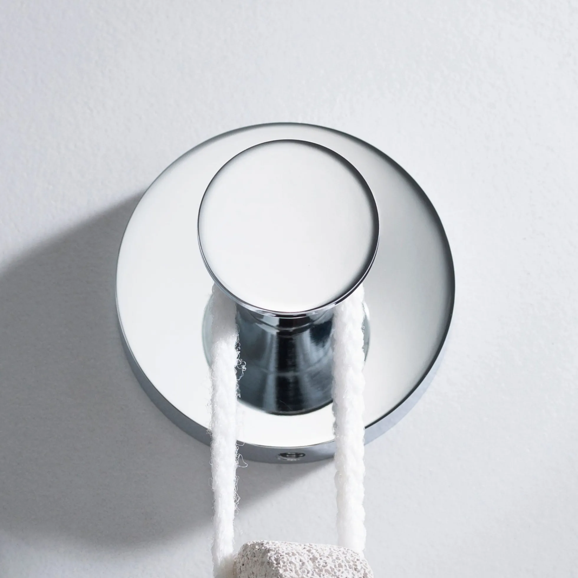 Bathroom Robe and Towel Hook in Chrome