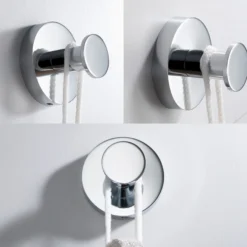 Bathroom Robe and Towel Hook in Chrome