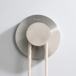 Bathroom Robe and Towel Hook in Brushed Nickel