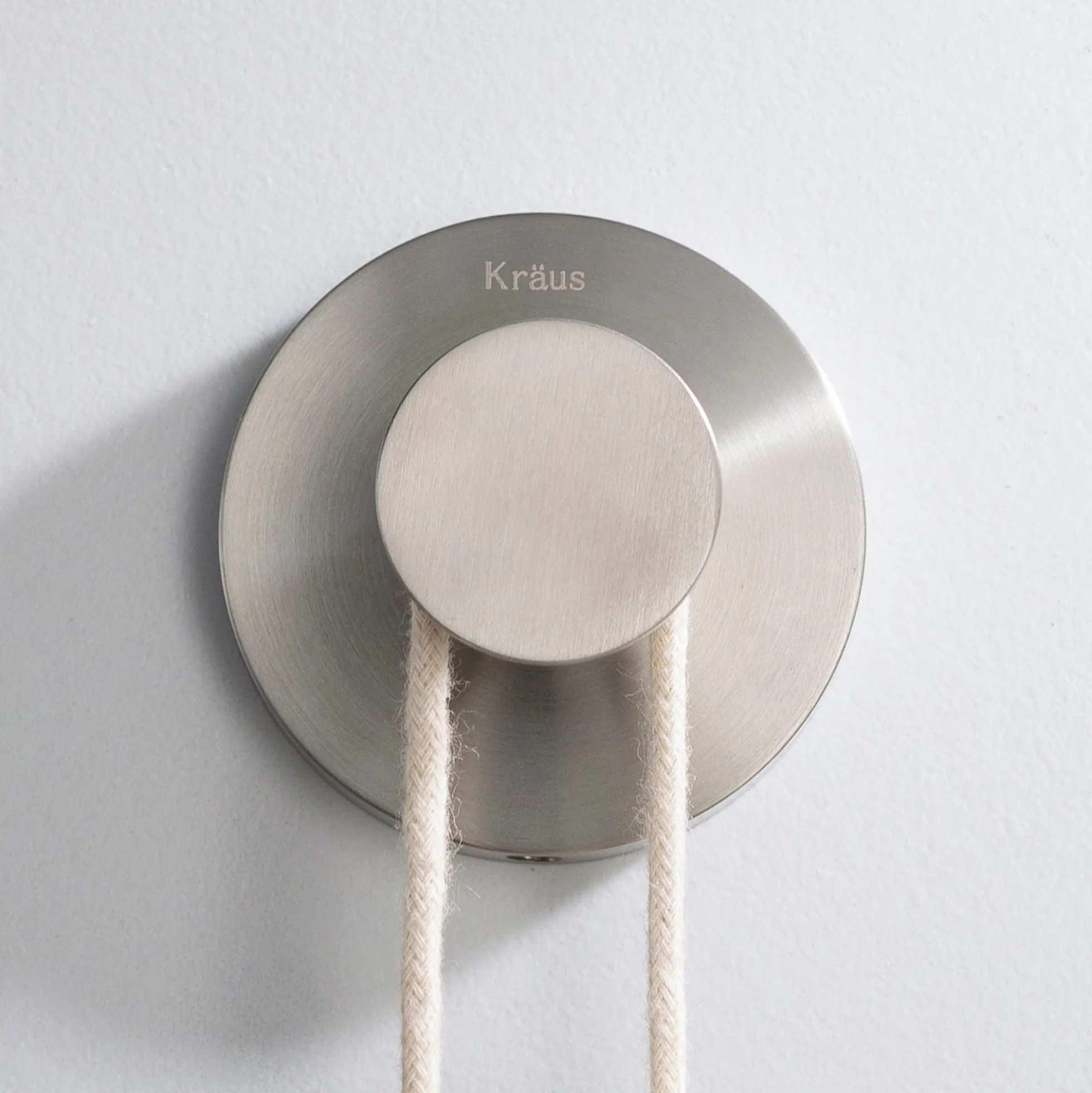 Bathroom Robe and Towel Hook in Brushed Nickel