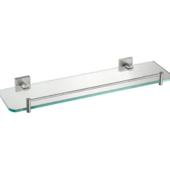 Bathroom Shelf in Brushed Nickel