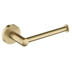 Bathroom Toilet Paper Holder in Brushed Gold