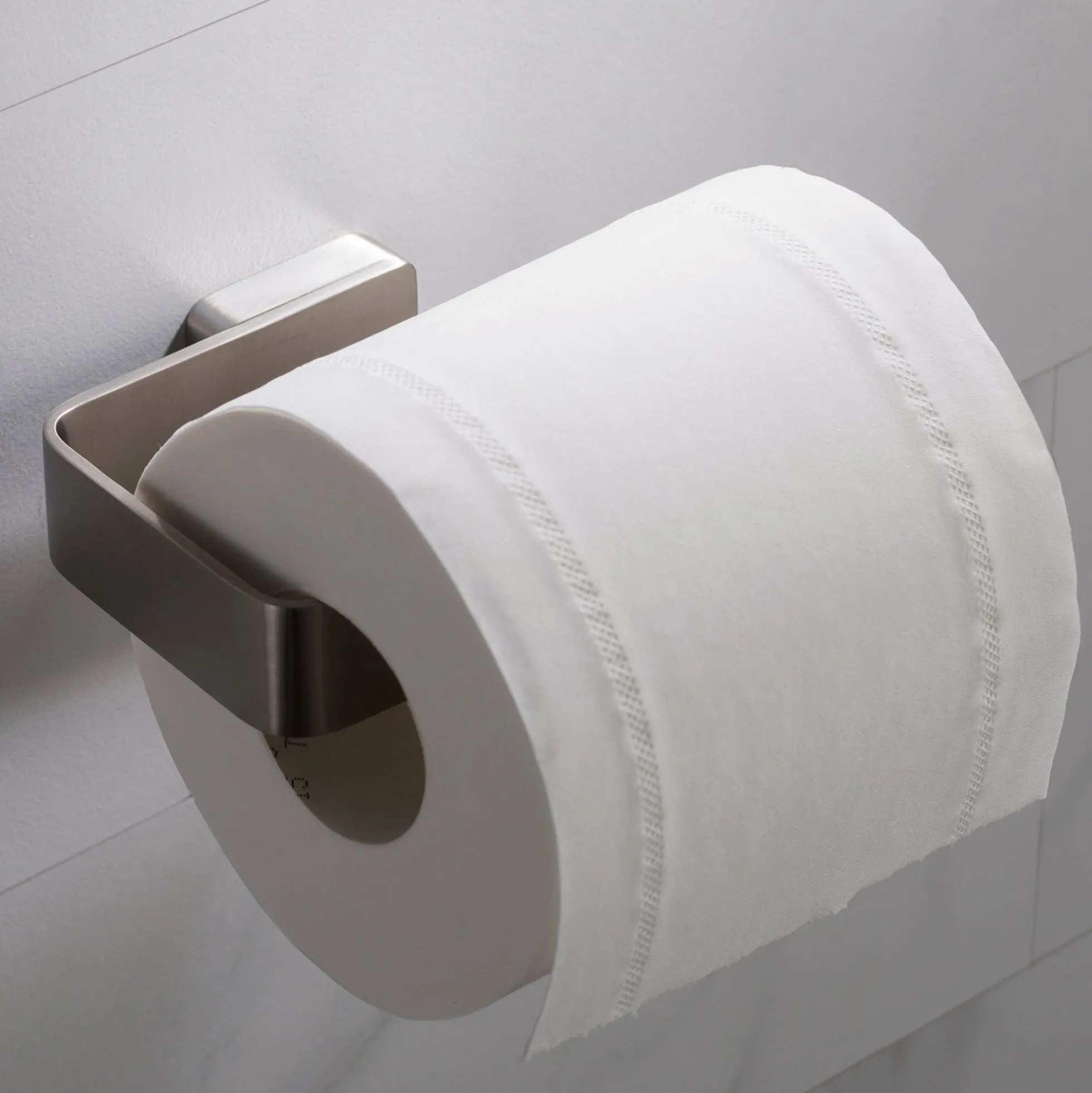 Bathroom Toilet Paper Holder in Brushed Nickel