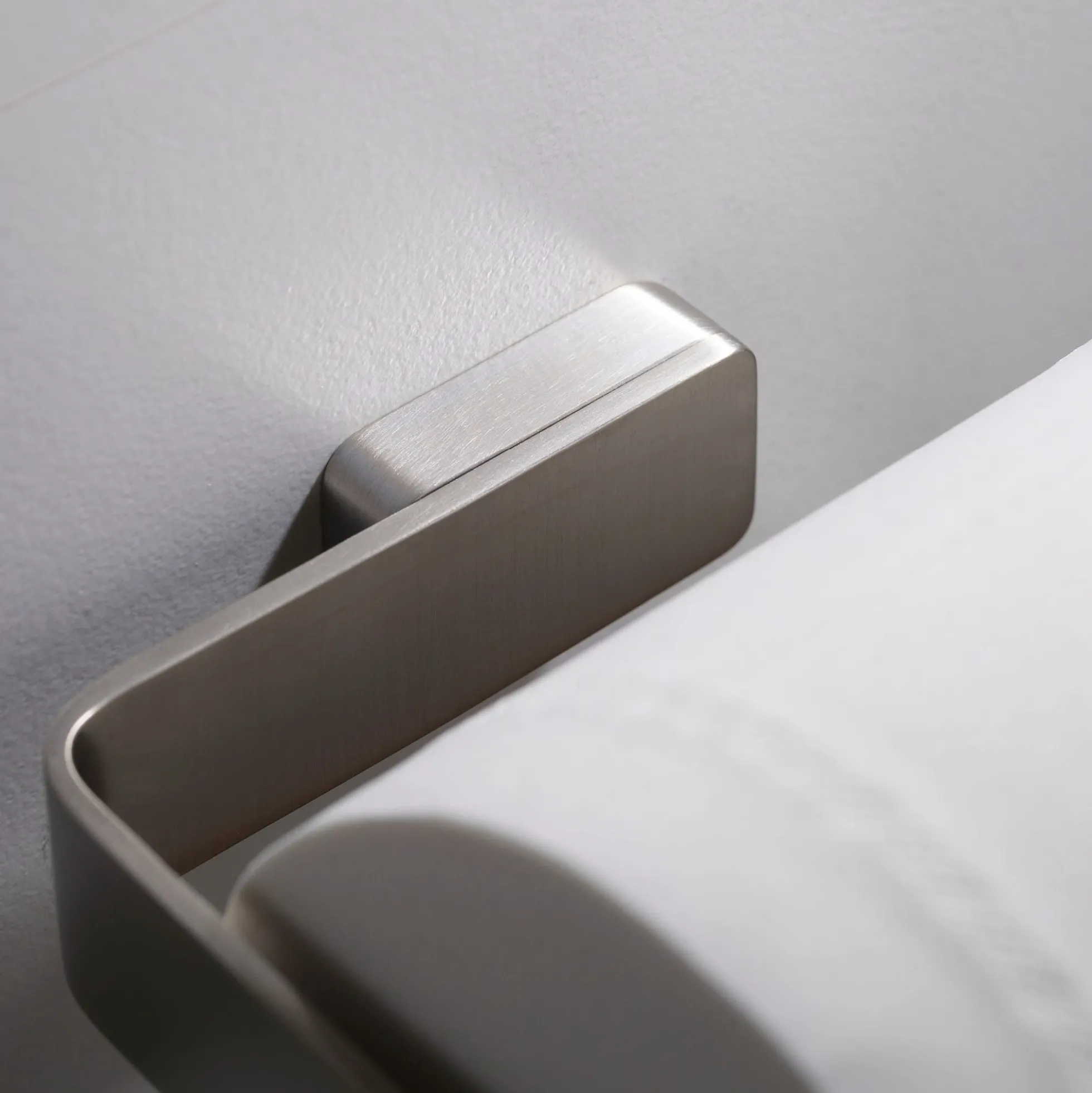 Bathroom Toilet Paper Holder in Brushed Nickel