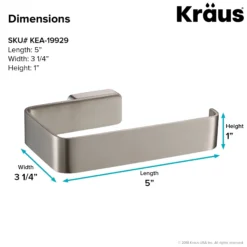 Bathroom Toilet Paper Holder in Brushed Nickel