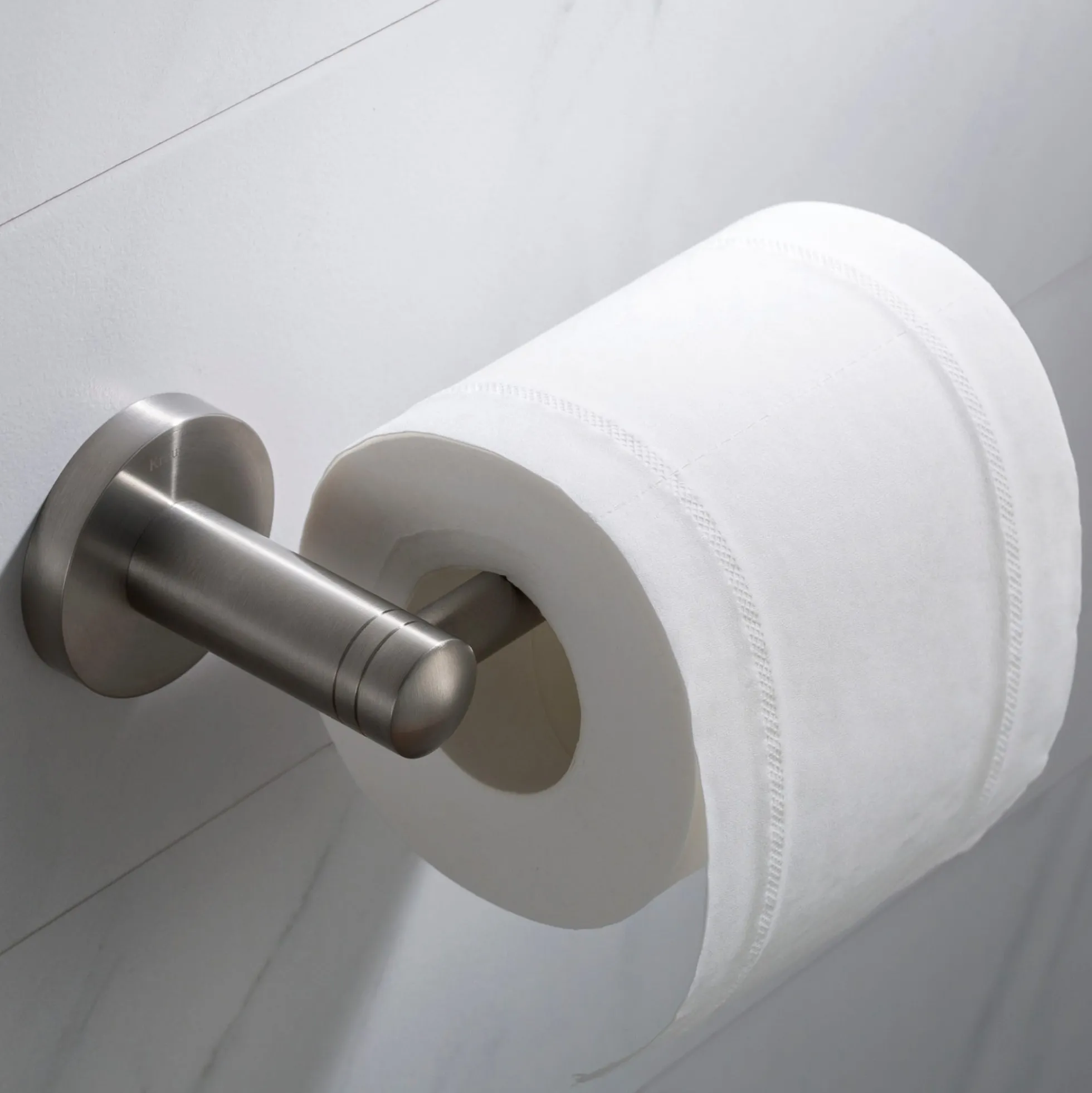Bathroom Toilet Paper Holder in Brushed Nickel