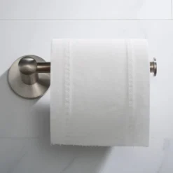 Bathroom Toilet Paper Holder in Brushed Nickel