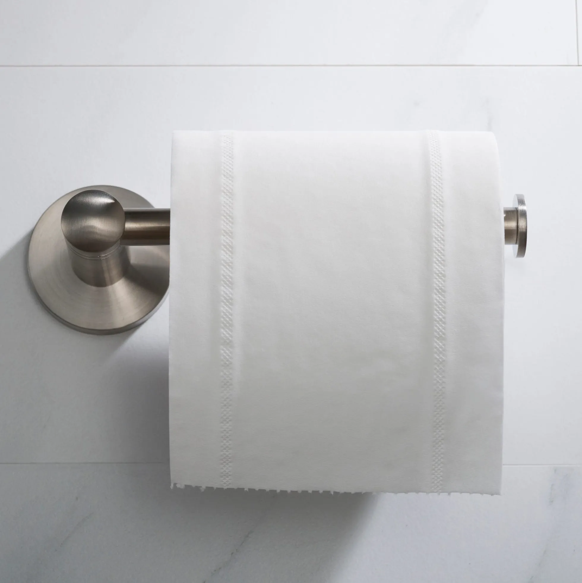 Bathroom Toilet Paper Holder in Brushed Nickel