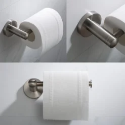 Bathroom Toilet Paper Holder in Brushed Nickel