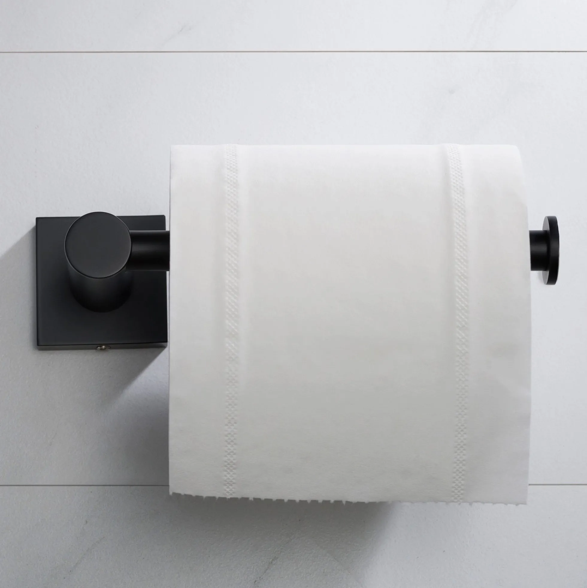 Bathroom Toilet Paper Holder in Matte Black