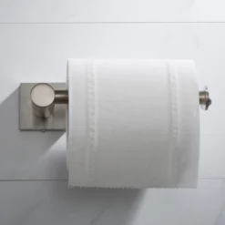 Bathroom Toilet Paper Holder in Brushed Nickel