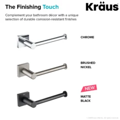 Bathroom Toilet Paper Holder in Brushed Nickel
