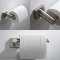 Bathroom Toilet Paper Holder in Brushed Nickel