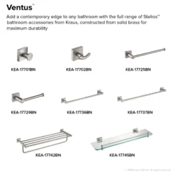 Bathroom Toilet Paper Holder in Brushed Nickel