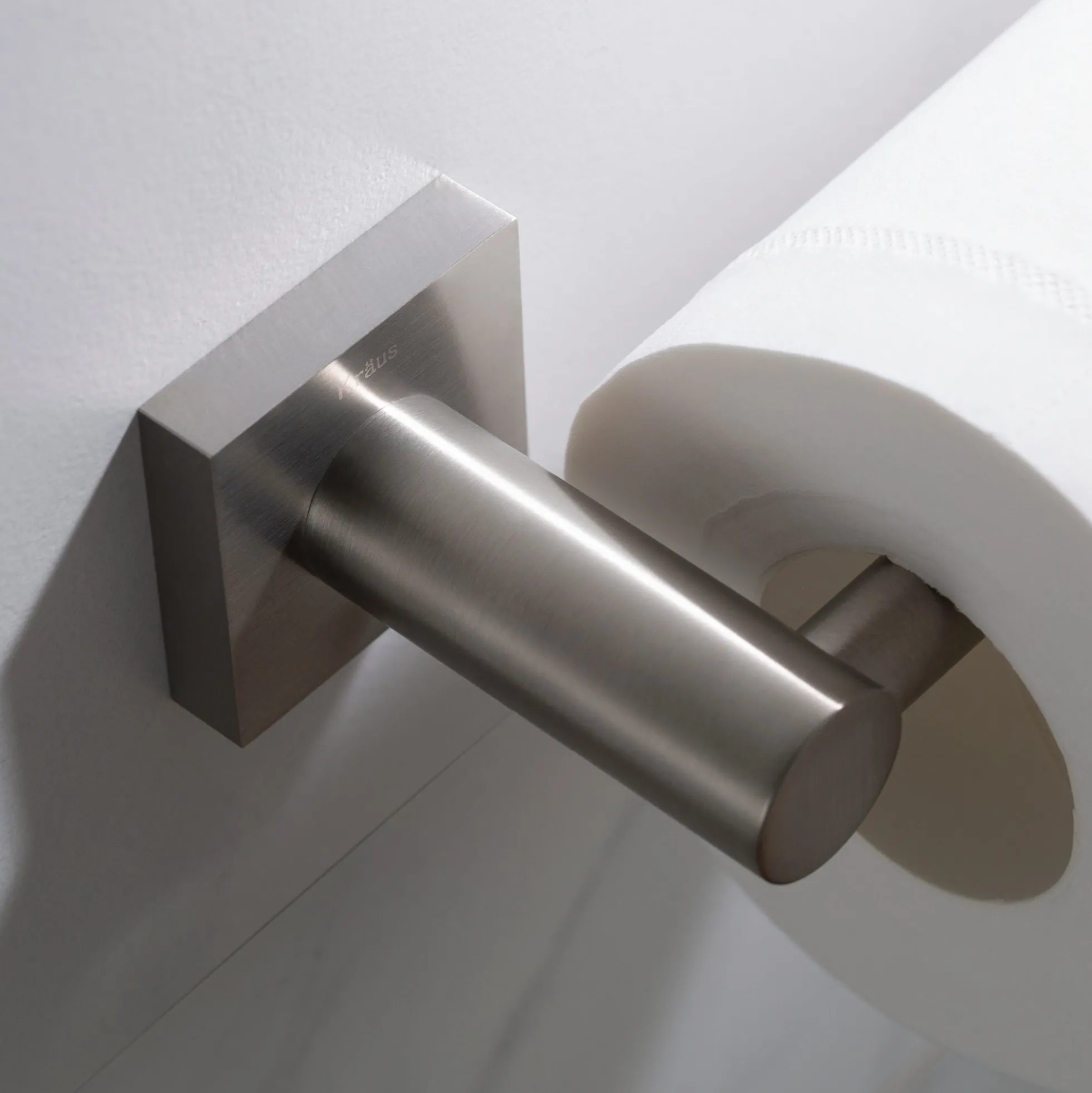Bathroom Toilet Paper Holder in Brushed Nickel