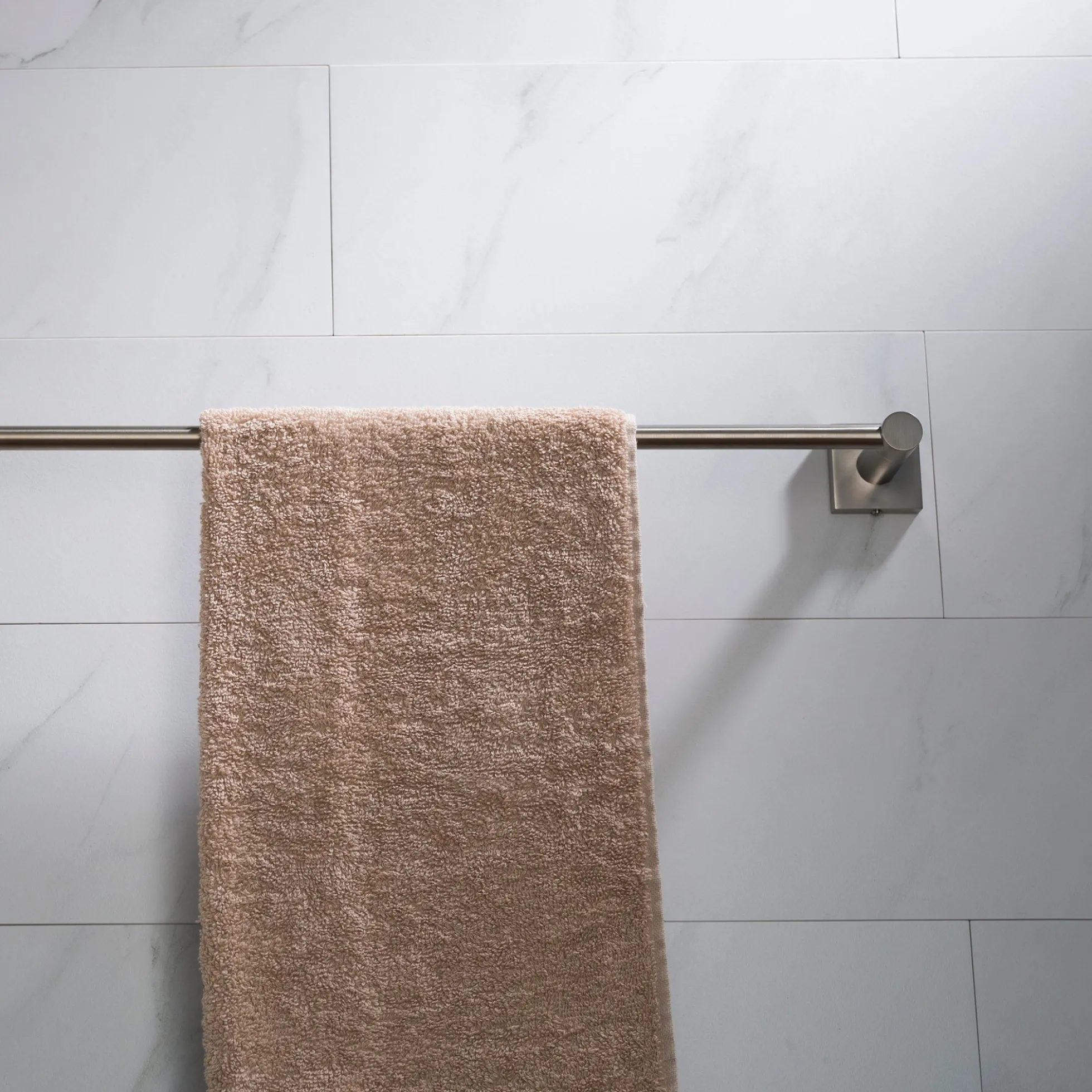 24" Bathroom Towel Bar in Brushed Nickel