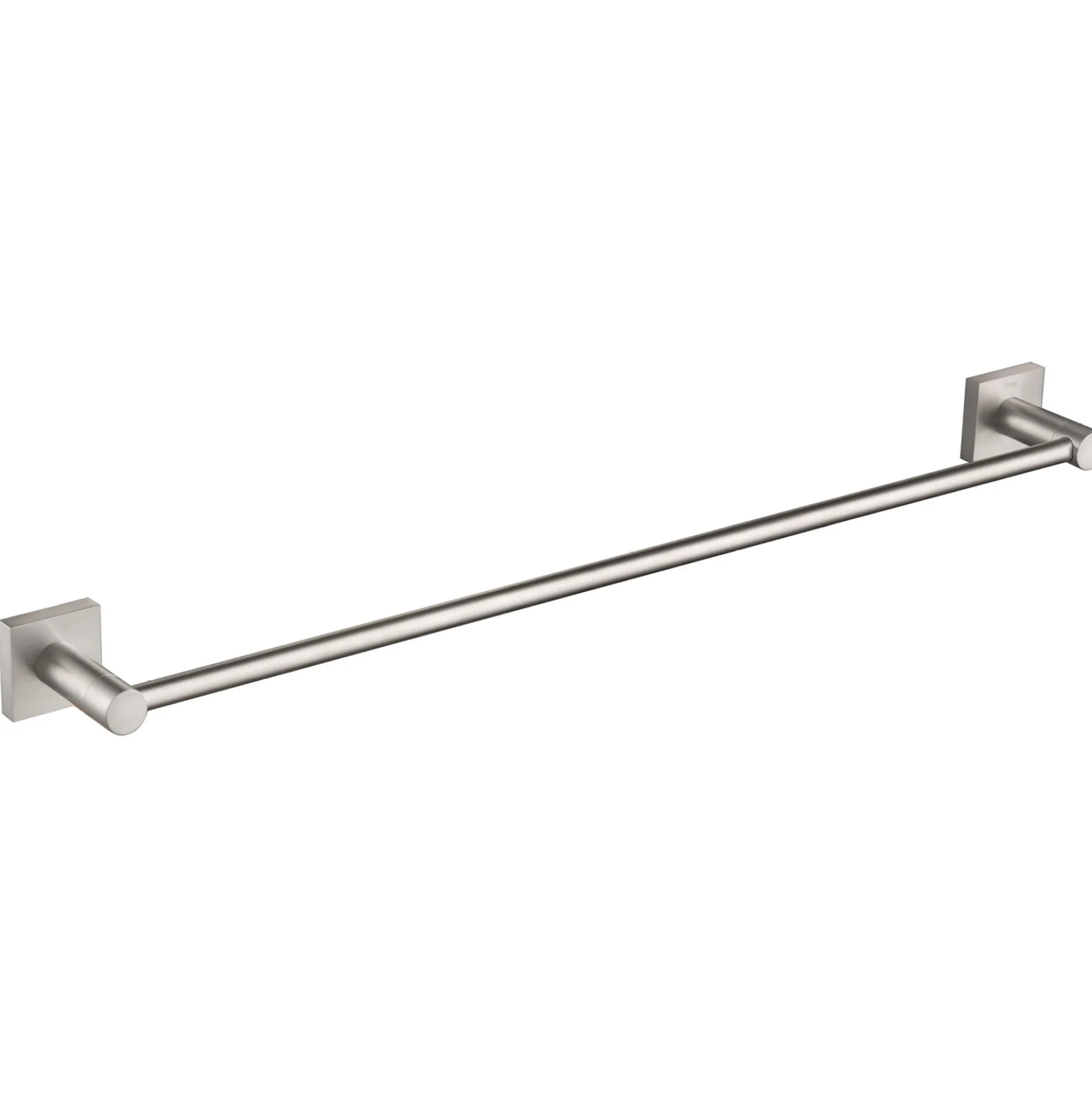 24" Bathroom Towel Bar in Brushed Nickel