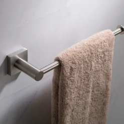 Bathroom Towel Bar in Brushed Nickel