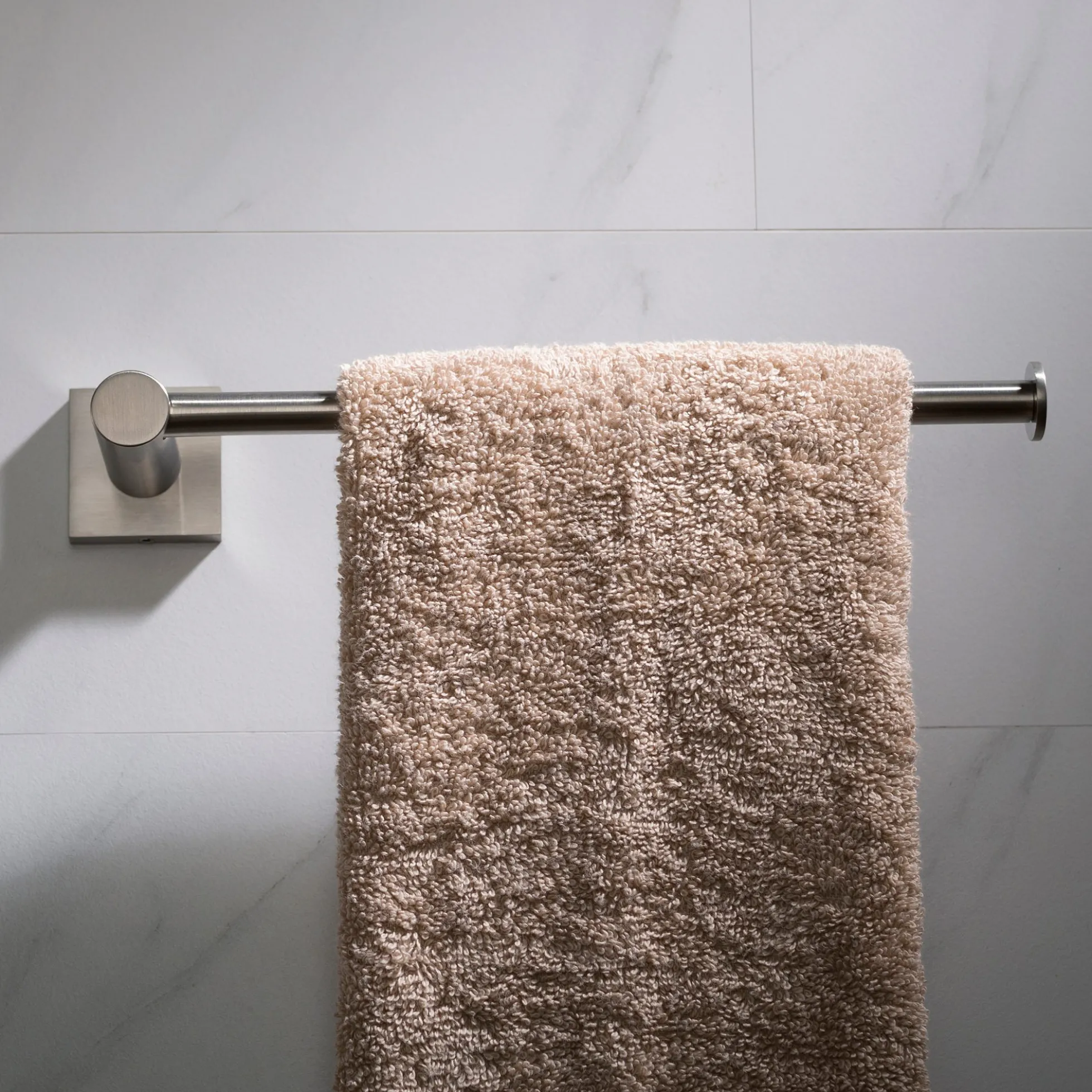 Bathroom Towel Bar in Brushed Nickel