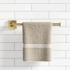 Bathroom Towel Bar in Brushed Gold