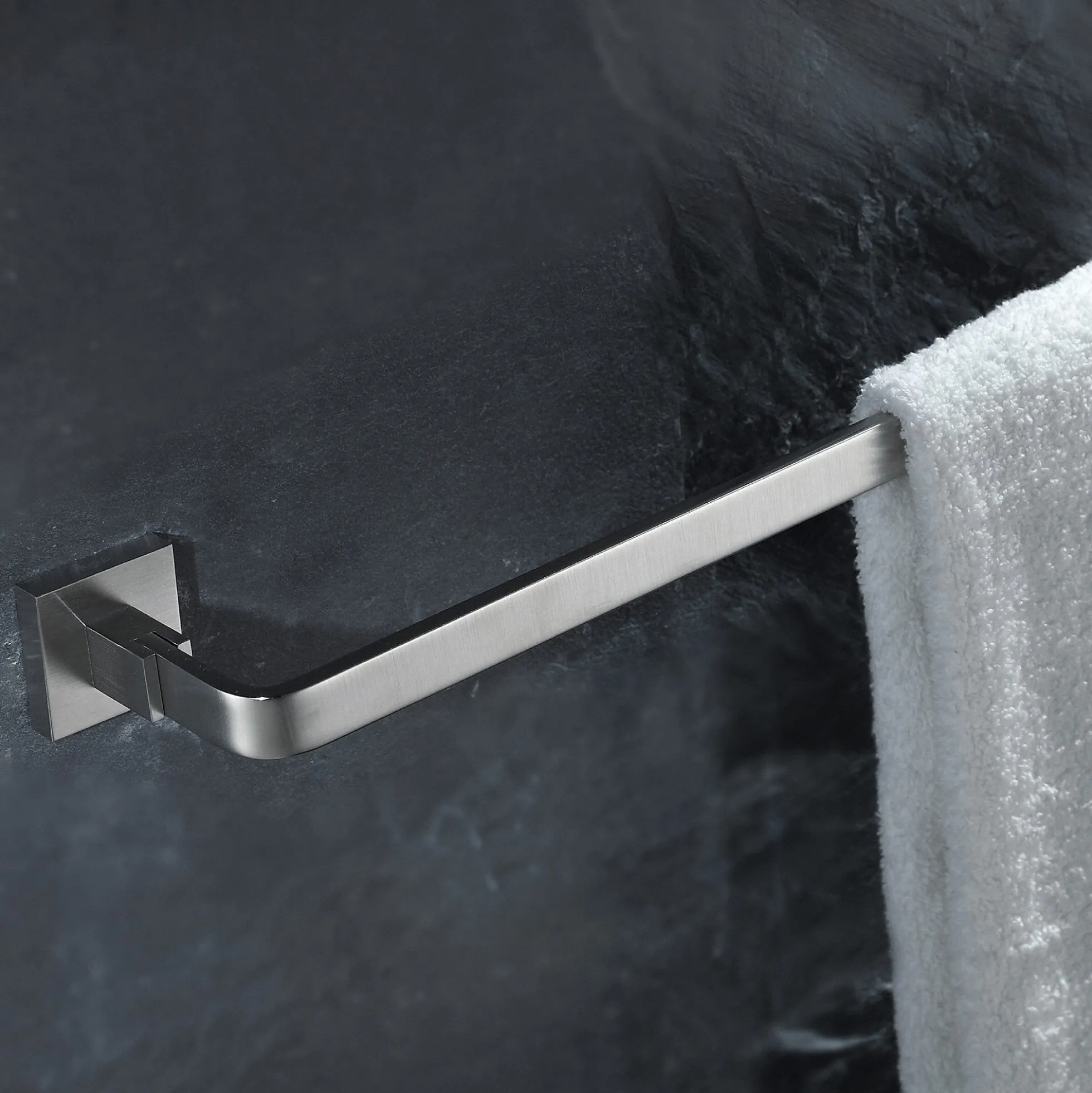 Bathroom Towel Bar in Brushed Nickel