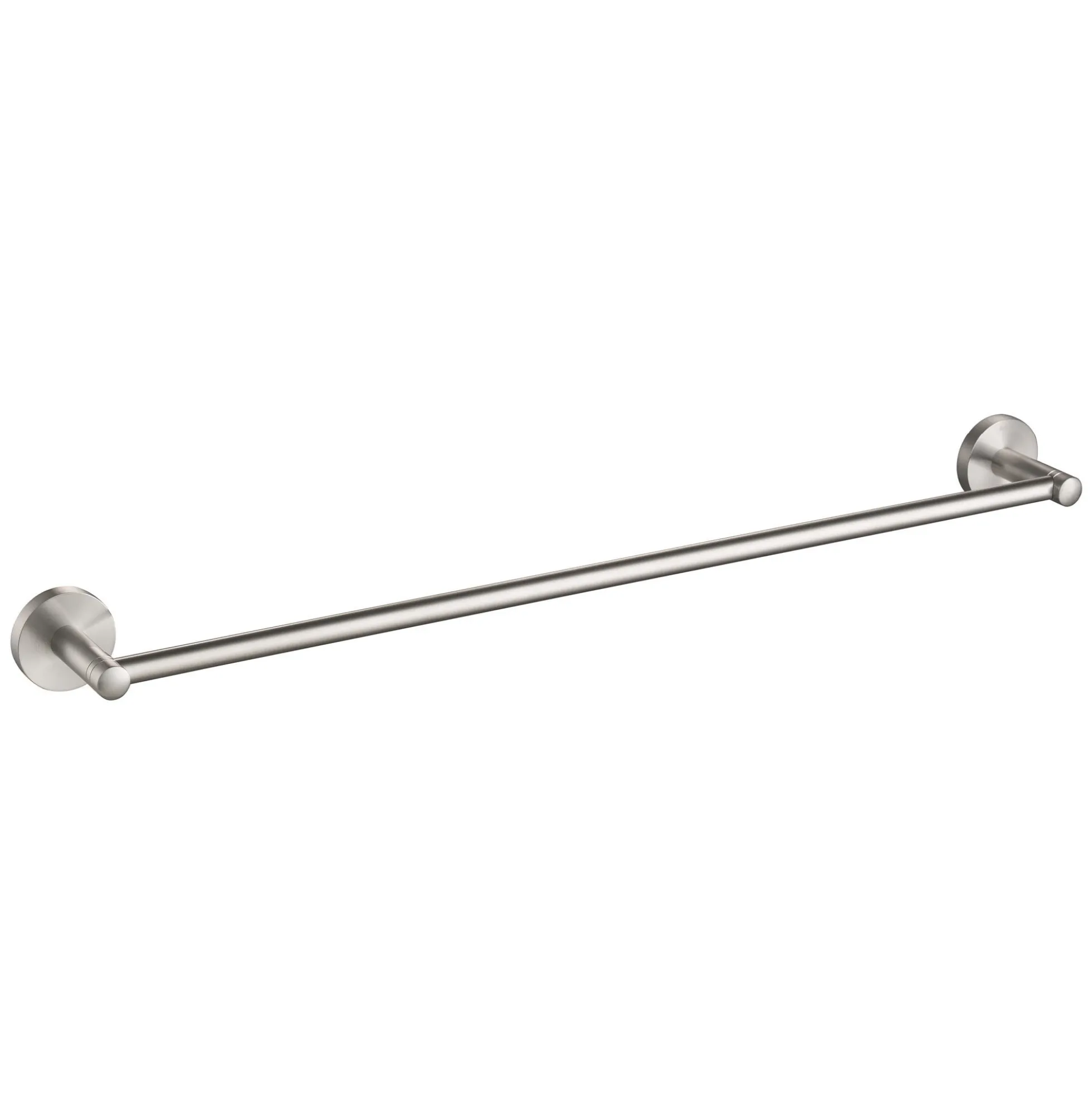 24" Bathroom Towel Bar in Brushed Nickel