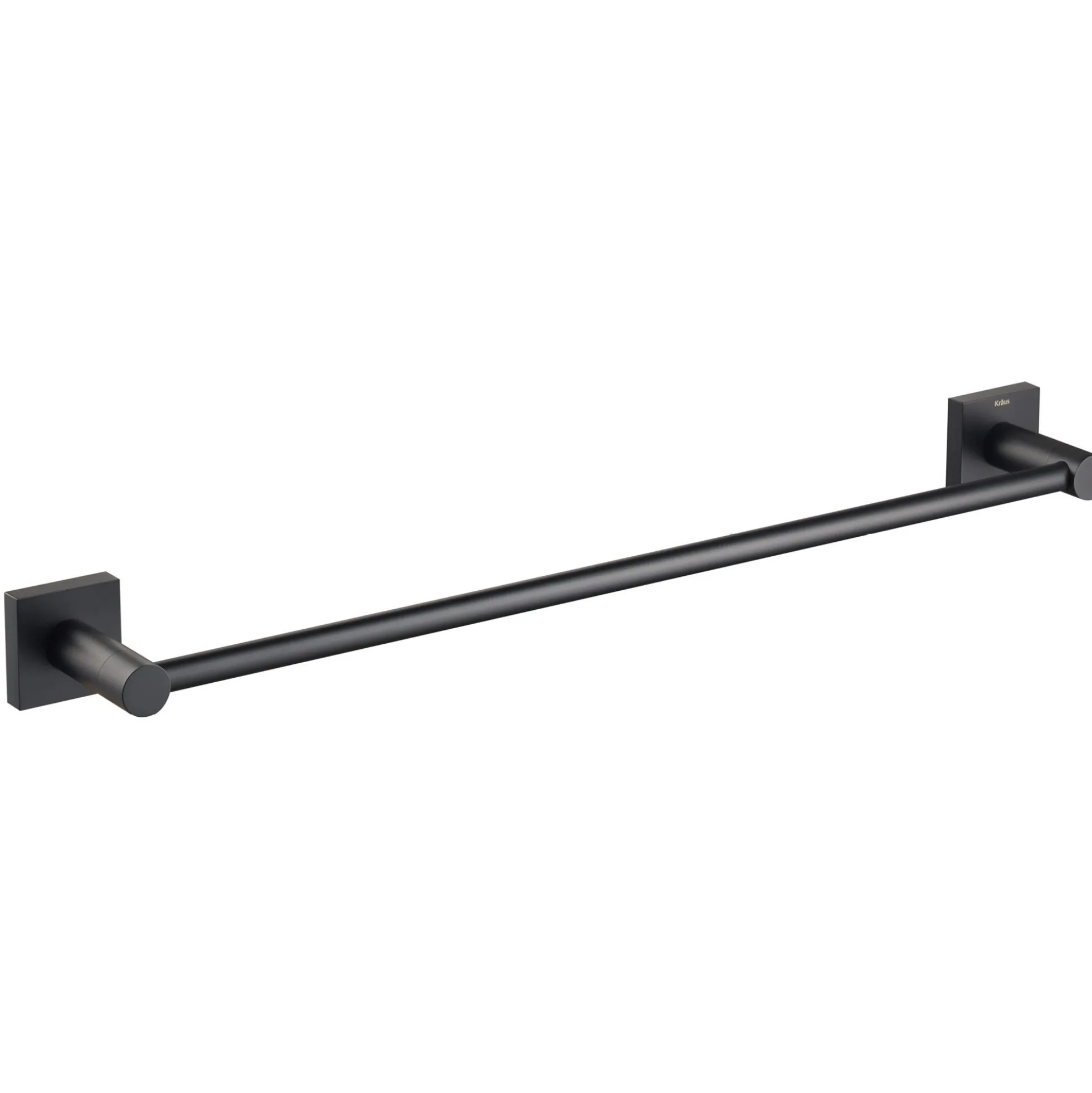 18" Bathroom Towel Bar in Matte Black