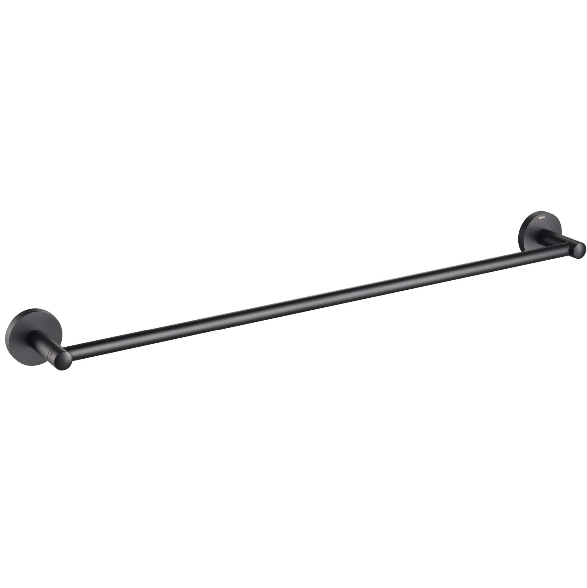 24" Bathroom Towel Bar in Matte Black