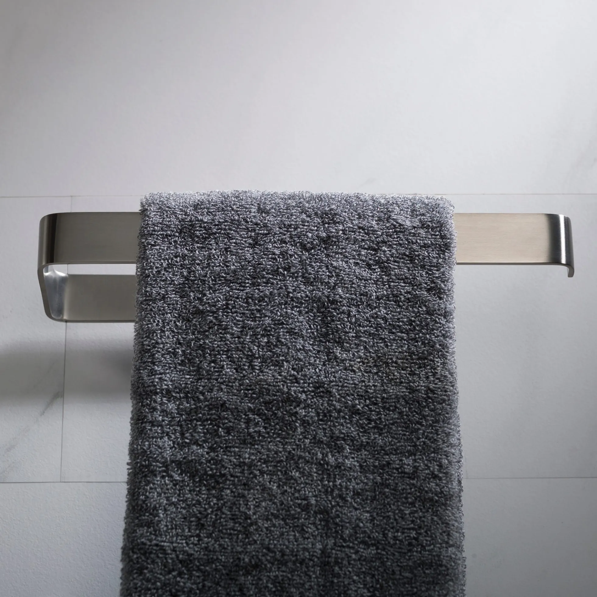 Bathroom Towel Ring in Brushed Nickel