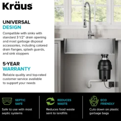 Bellucci Workstation 32 in. Undermount Granite Composite Single Bowl Kitchen Sink in White with WasteGuard™ 1 HP Continuous Feed Garbage Disposal and Accessories