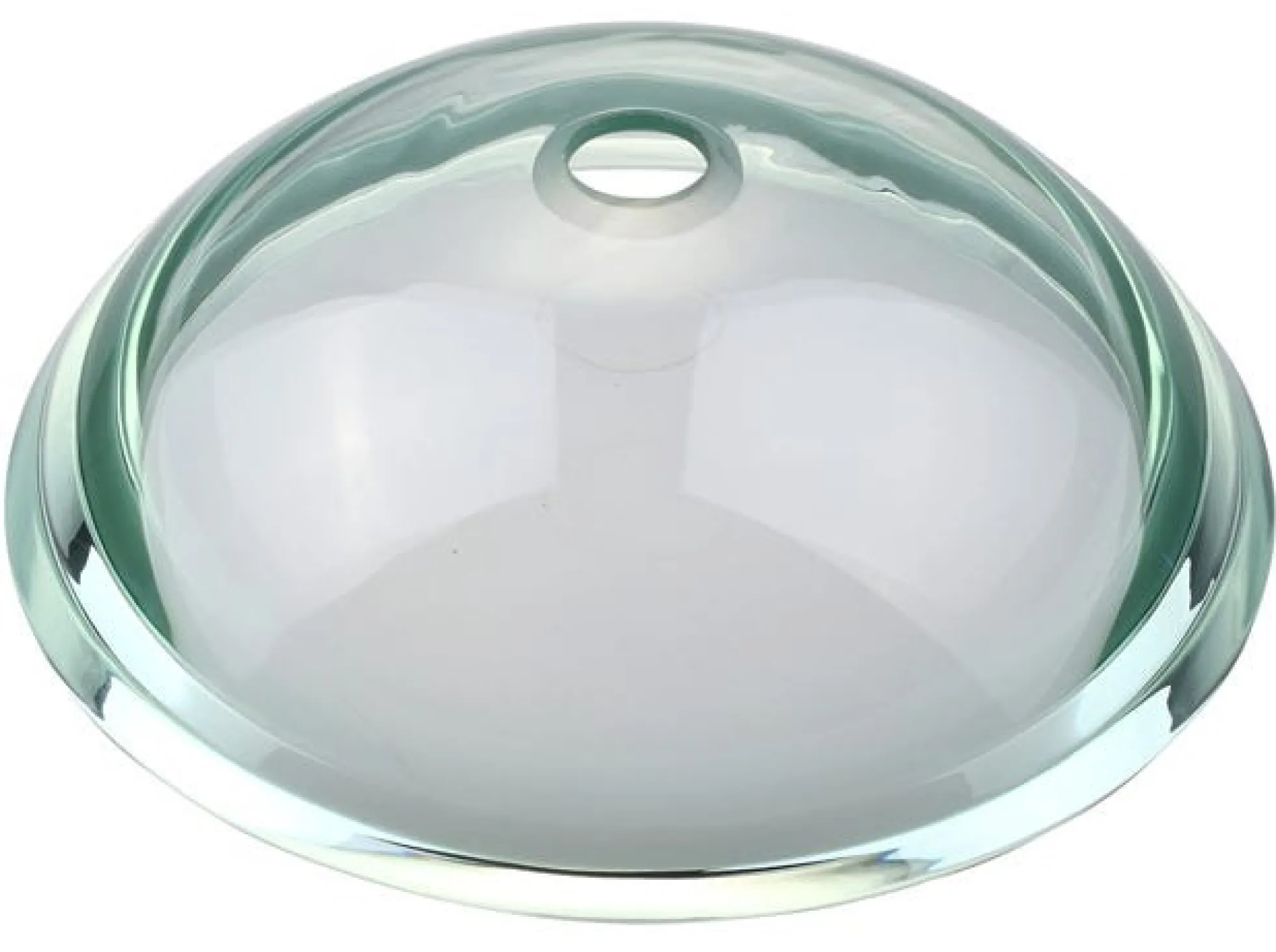 Clear Glass Vessel 17" Bathroom Sink