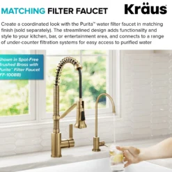 Commercial Style 2-Function Single Handle Pull Down Kitchen Faucet in Spot-Free Stainless Steel