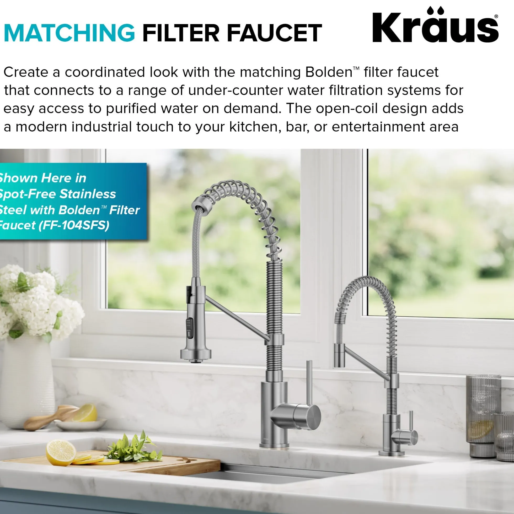 Commercial Style 2-Function Single Handle Pull Down Kitchen Faucet in Spot-Free Stainless Steel / Chrome
