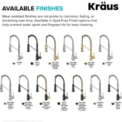 Commercial Style 2-Function Single Handle Pull Down Kitchen Faucet in Chrome