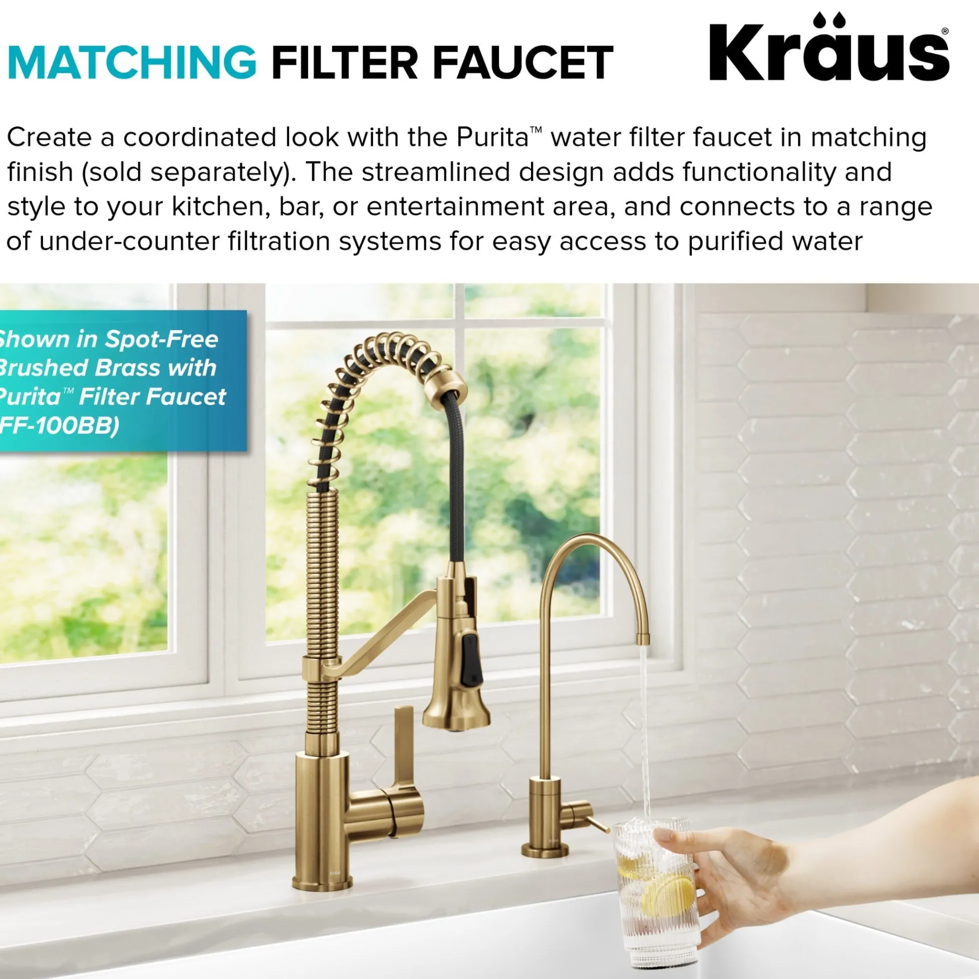 Commercial Style 2-Function Single Handle Pull Down Kitchen Faucet in Matte Black