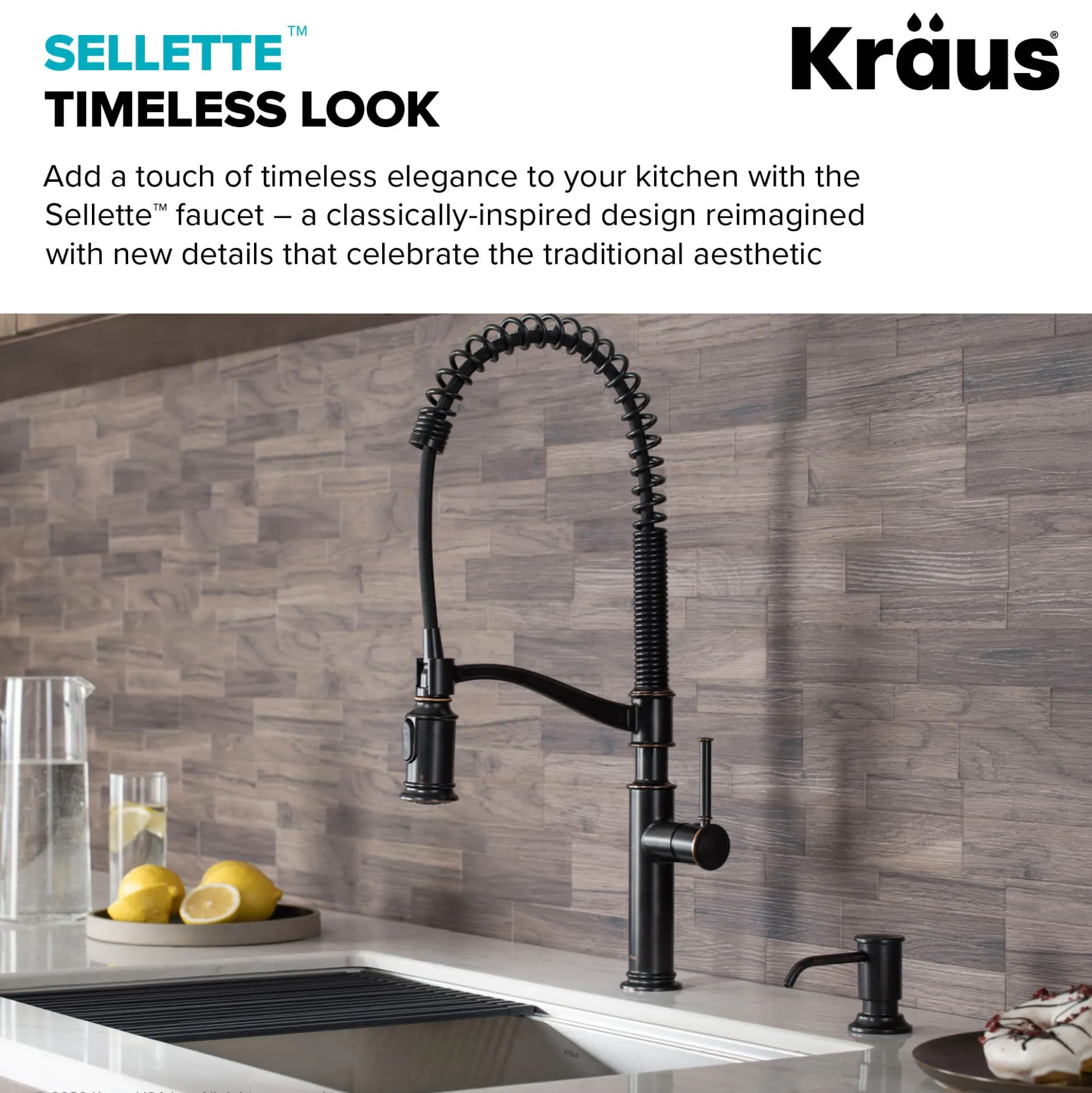 Commercial Style Pull-Down Kitchen Faucet in Oil Rubbed Bronze