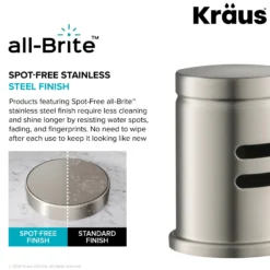 Commercial Style Pull-Down Single Handle 18" Kitchen Faucet in Spot Free Stainless Steel with Air Gap