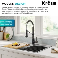 Commercial Style Pull-Down Single Handle 18