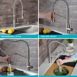 Commercial Style Pull-Down Single Handle 18