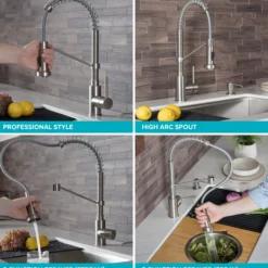 Commercial Style Pull-Down Single Handle 18