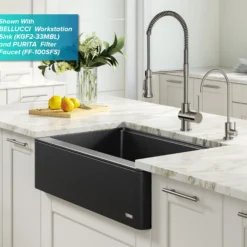 Commercial Style Single Handle Pull Down Kitchen Faucet in Spot Free Stainless Steel
