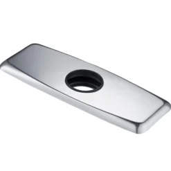 Deck Plate for Bathroom Faucet in Chrome