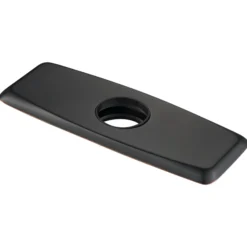 Deck Plate for Bathroom Faucet in Gunmetal
