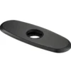 Deck Plate for Bathroom Faucet in Gunmetal