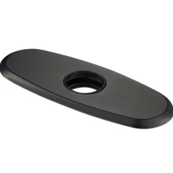 Deck Plate for Bathroom Faucet in Gunmetal